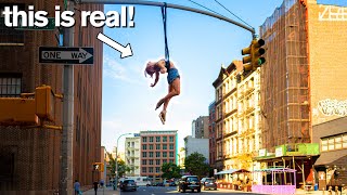 Extreme Acrobats Avoid Police for INSANE Public Stunts / ft Cirque du Soleil