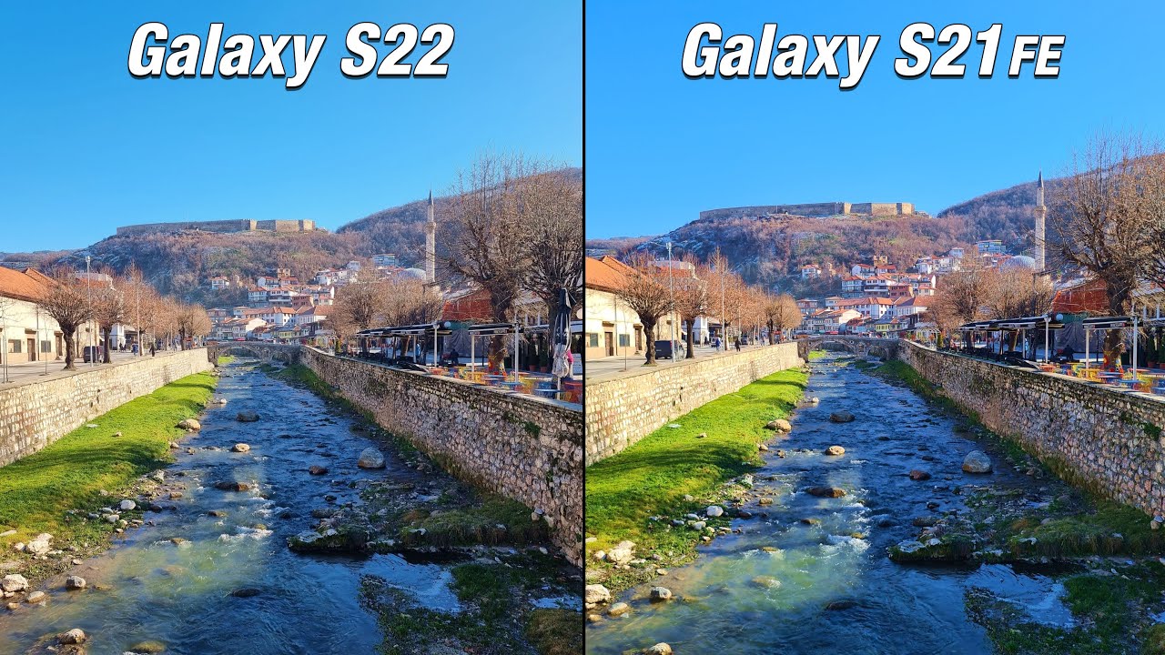 Samsung Galaxy S22 vs S21 FE Camera Test 