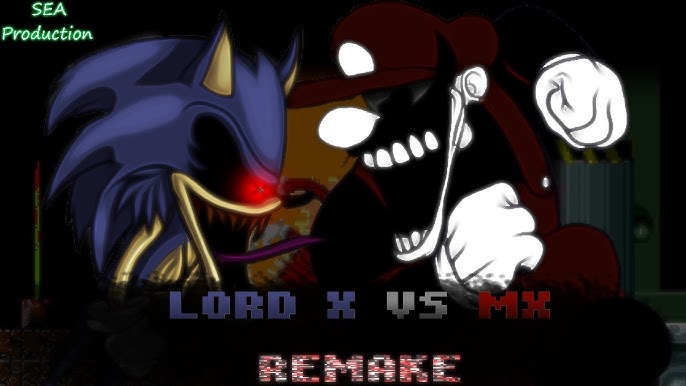 Lord x vs MX round 3 (Eggman phase)  full episode sprite animation 