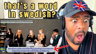 Brit Reacts to European was shocked by The Longest Word in Swedish