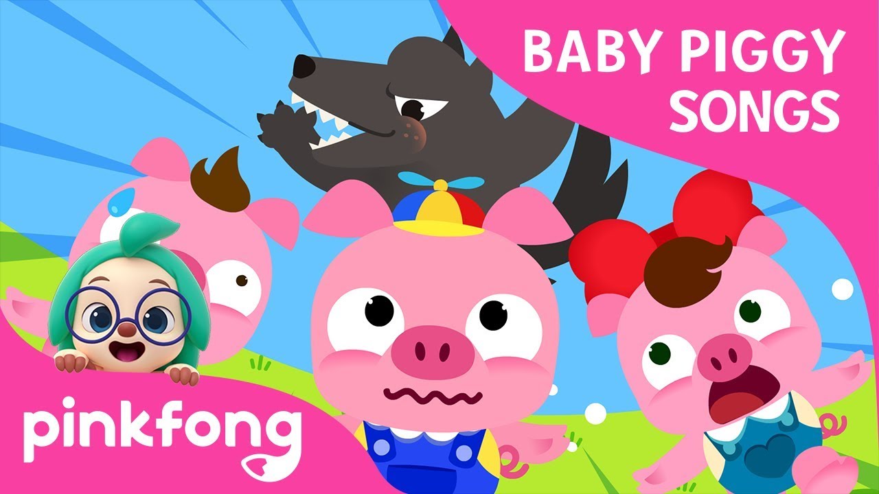 Three Little Piggies And a Big Bad Wolf | Baby Piggy Songs | Pinkfong Songs for Children