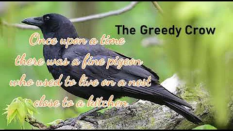 The Greedy Crow | Moral Stories | Bed time story