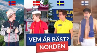 Video thumbnail of "Vem är bäst? #NORDEN"