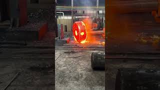Inside the forging factory Forging Titans – Workers Shaping Steel with Raw Power #forging #process