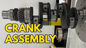 HOW TO - Classic Aircooled VW TYPE 1 & TYPE 3 ENGINE BUILD - CRANKSHAFT ASSEMBLY