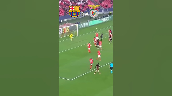 BARCELONA 5-4 BENFICA