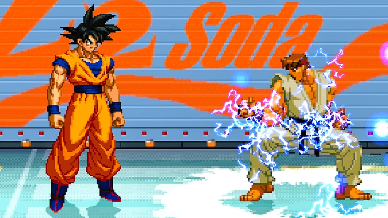 Goku Vs. Pissed Off Ryu - Grumpiest