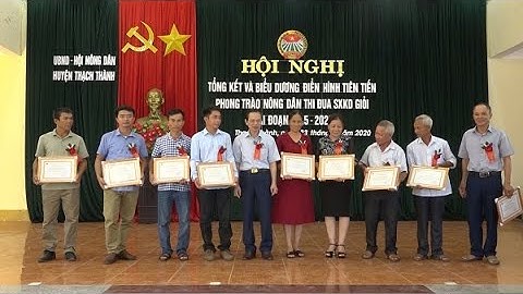 Hội nghị  biểu dương điển hình tiên tiến phong trào nông dân SXKD giỏi giai đoạn 2015 - 2020