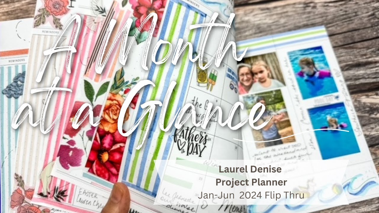 Laurel denise project planner used as a memory journal youtube