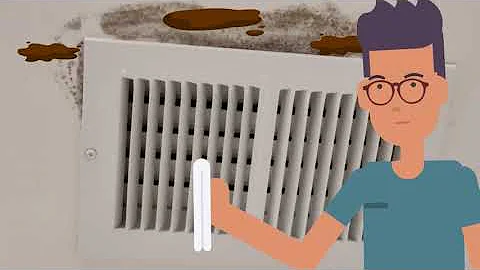 Sweating or Wet Air Conditioning Vent