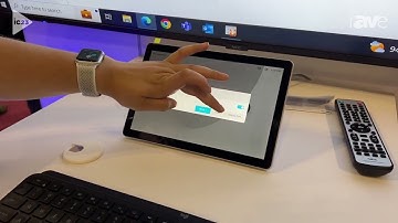 InfoComm 2023: Utelogy Demos U-Manage Room Control Interface in a Cisco-Based Meeting Room