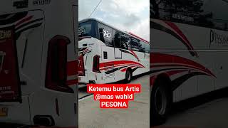 Ketemu Bus Artis Pesona Mas Wahid - Wahid