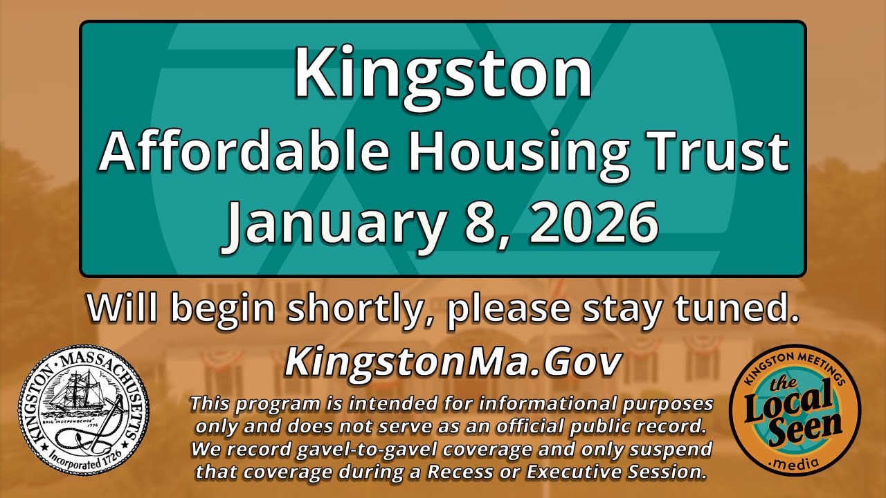 Kingston Affordable Housing Trust: 1/8/26