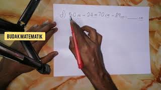 Tahun 3 : m/s 55 | Jilid 2 | Buku teks matematik | Tolak panjang | m dan cm | Bimbingan