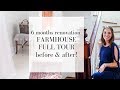 6 Months FULL Farmhouse Tour | Before and After | Farmhouse Restoration