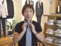 プレーンノット　ネクタイの結び方