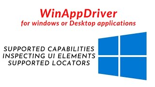 WinAppDriver - Capabilities | Inspecting UI Elements | Supported Locators | Dependencies screenshot 2