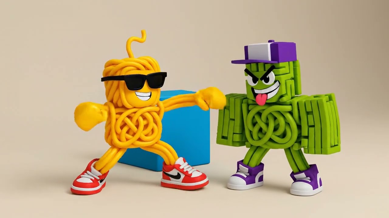 “¡Pelea épica de personajes brainrot! Bombini Pastini vs Sammy en estilo Roblox