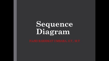 Analisis Dan Perancangan Perangkat Lunak Berorientasi Objek - Sequence Diagram