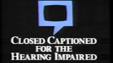 Closed Captioned intro [5 sec] (1984)