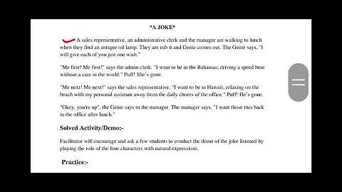 std 9th english Bridge course activity 3...by aashna miss