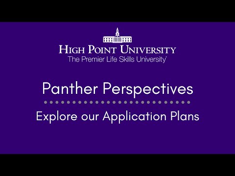 Panther Perspectives: Explore our Application Plans