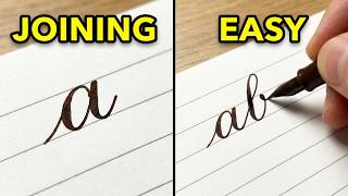 Cursive Handwriting Practice for Beginners |  Connecting English Letter 'a' with a to z | abcd screenshot 5