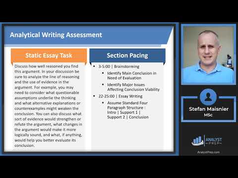 Video: Nabibilang ba ang analytical writing assessment?