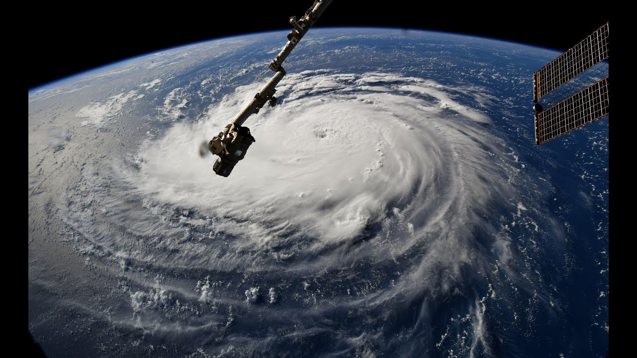 Hurricane Florence From Space on September 10 - YouTube