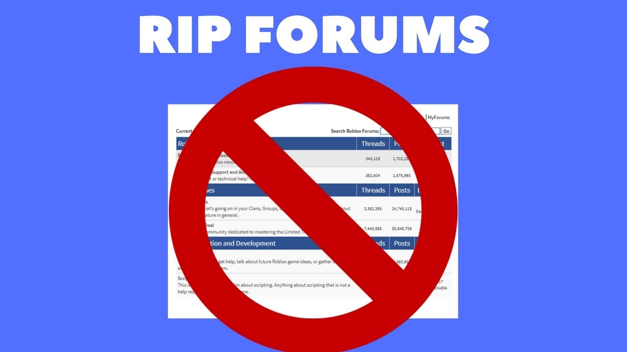 Roblox Removed The Forums