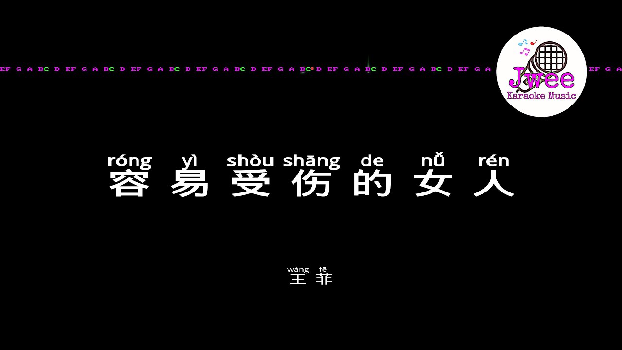 王菲 《容易受伤的女人》 Pinyin Lyrics 动态拼音歌词 4k 王菲 《容易受伤的女人》 Pinyin Lyrics 动态拼音歌词 4k