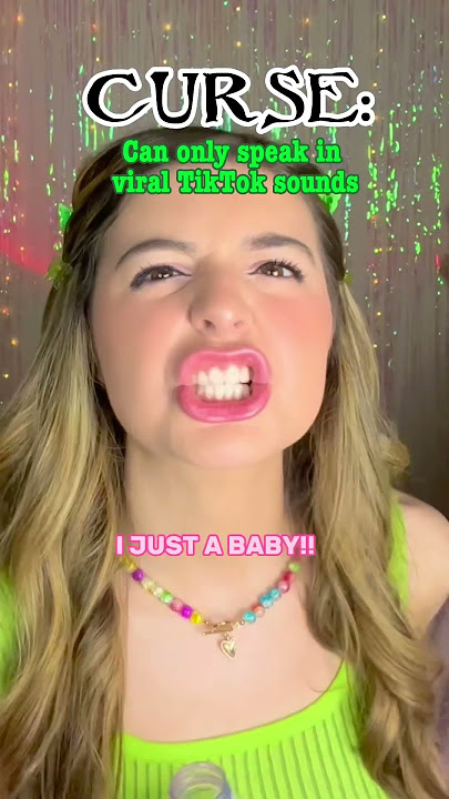 You get cursed to only speak in viral sounds #funnyvideos #acting #shorts #cursed