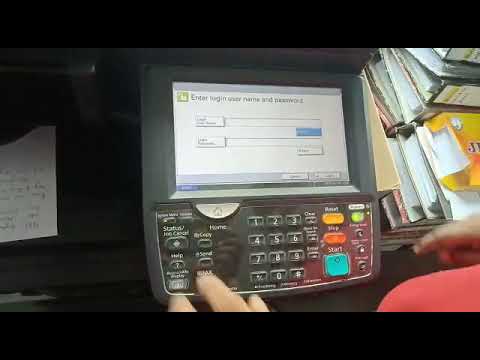 How to configure Job accounting user password in KYOCERA TASKALFA 3011/3010