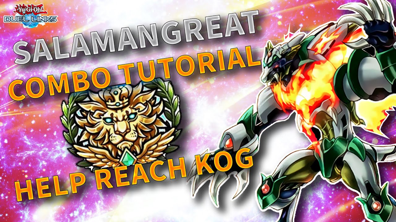 SALAMANGREAT COMBO TUTORIAL DUEL LINKS!!! SALAD BEST DECK LETS GO!!  Yu-Gi-Oh! Duel Links