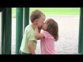 Cute kid video of the day: first kiss