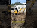 Are you still worried about the high labor cost? #mini #excavator
