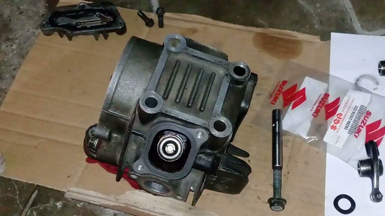 CARA MENGGANTI SEAL KLEP CYLINDER HEAD MOTOR SUZUKI SMASH 110 | VAVE SEAL INSTALLATION  |