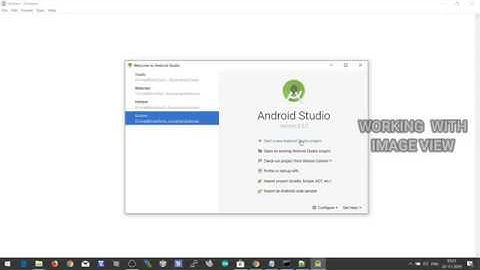 6.Creating and Working with Image View using Android Studio