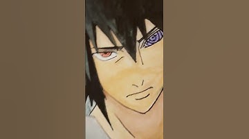 SASUKE UCHIHA drawing part.2#art#anime#viral#sasuke