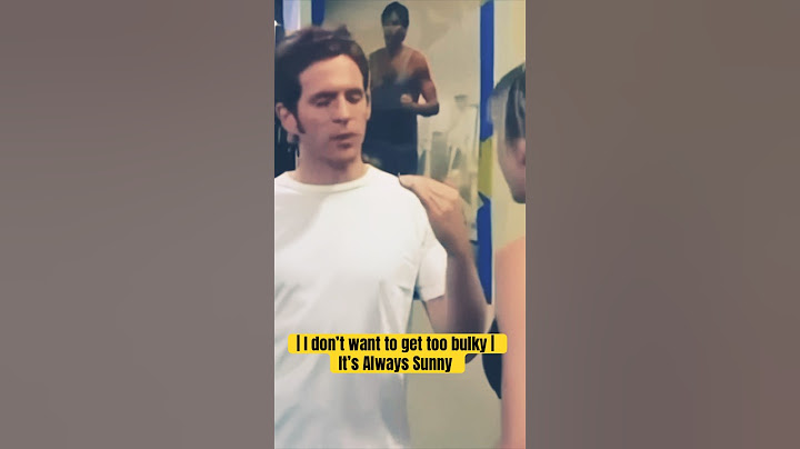 I don’t want to get too bulky | It’s Always Sunny #itsalwayssunnyinphiladelphia