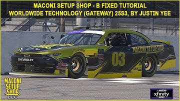 iRacing B-Fixed Worldwide Technology (Gateway) Guide to Qualifying and Race 25S3