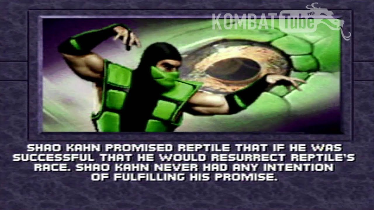 MK III Ending: REPTILE - YouTube
