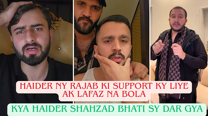 Haider Ny Rajab Butt Ki Support Ky Liye Ak Lafaz Na Bola | Kya Haider Bhati Sy Dar Gya
