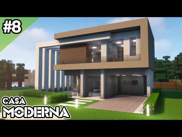 Cómo hacer una casa moderna en Minecraft