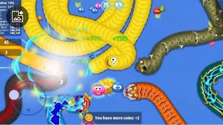 🐍#wormszonemagic#snakezone hi guys 611 gameplay thoda thoda 🐍💯 subscribe