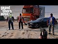 Реальная Жизнь в GTA 5 - НА МЕНЯ НАПАЛА БАНДА !!! СТРЕЛЬБА В РЕЙСЕ НА DAF ...