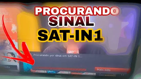 O que fazer quando a Sky está procurando sinal?