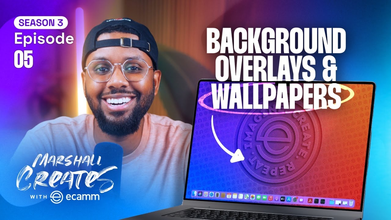 How to Create Background Wallpapers:  Marshall Creates Season 3 Ep 5