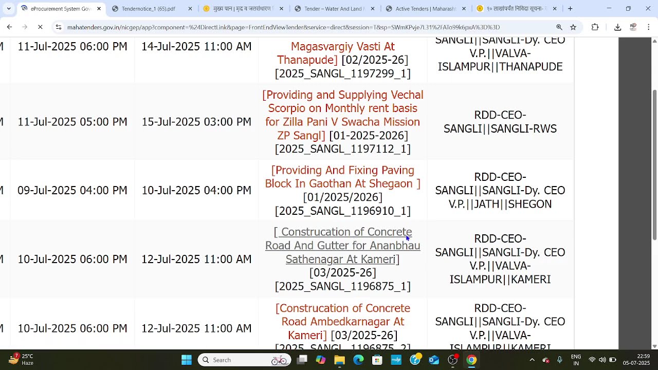 Unemployed Tenders In Maharashtra | How to Find Unemployed Engineers Lottery System Tenders