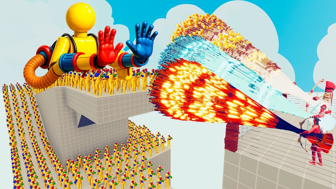 100x PLAYER (POPPY PLAYTIME) + 2x GIANT vs 3x EVERY GOD - Totally Accurate Battle Simulator TABS